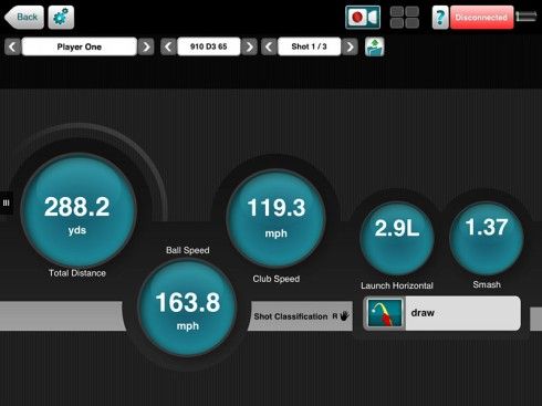 flightscope-x3-dashboard