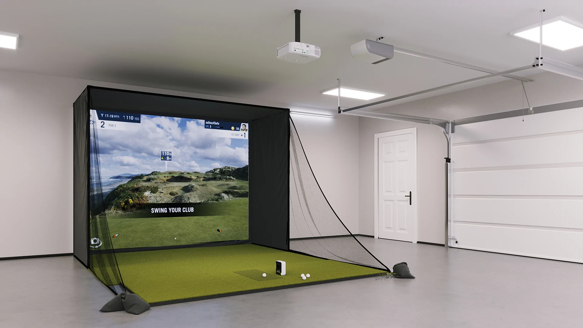 sig10-golf-simulator-enclosure-side-net